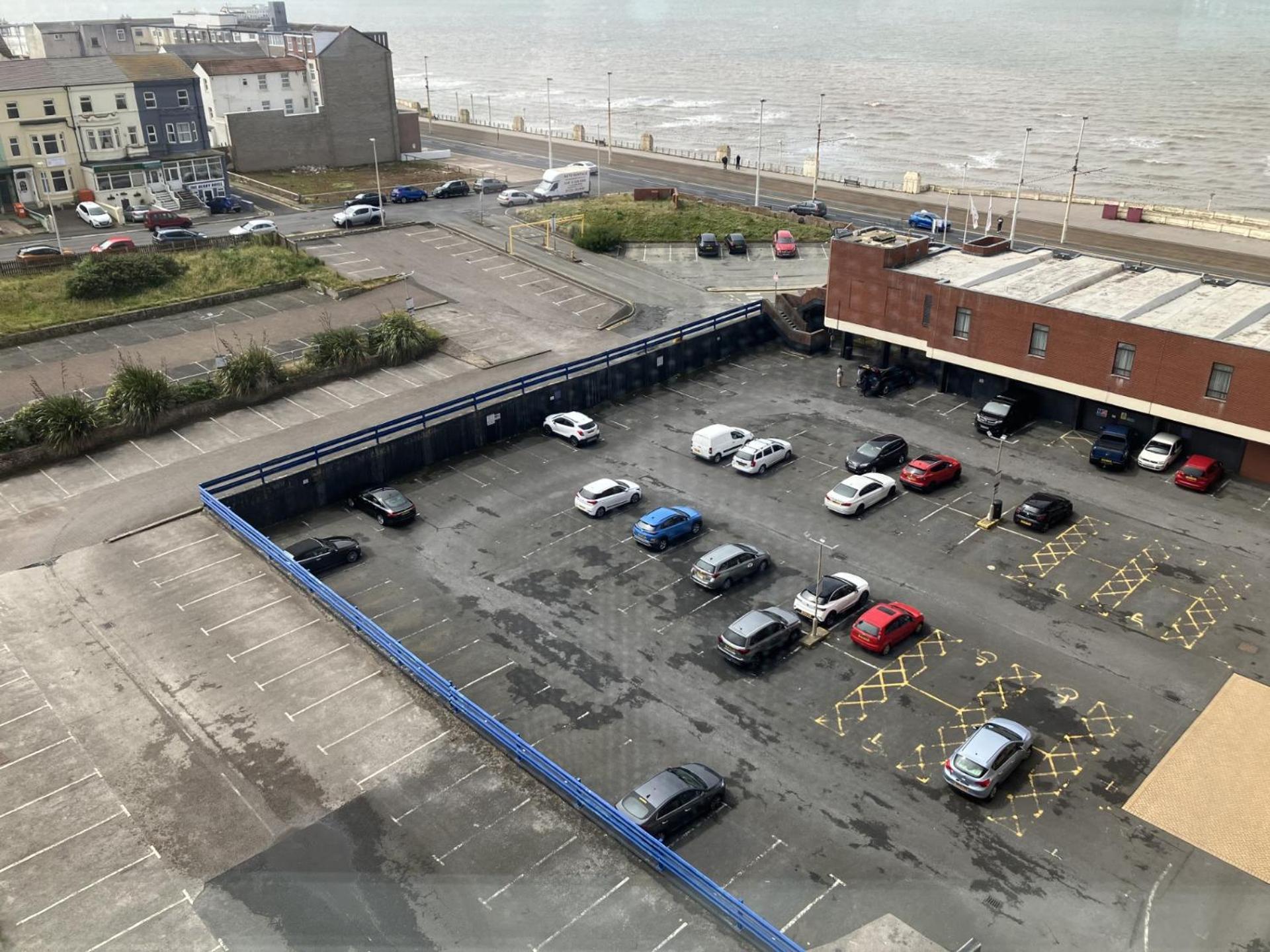 Grand Hotel Blackpool Exterior photo The parking lot at the hotel